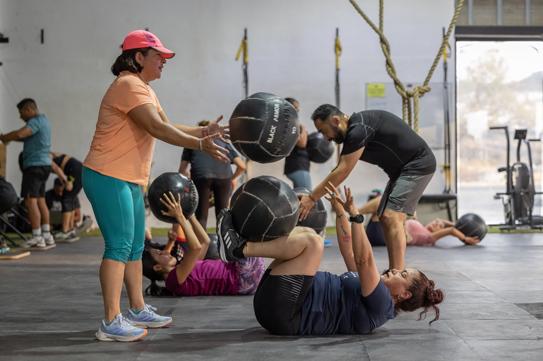 Zona de entrenamiento